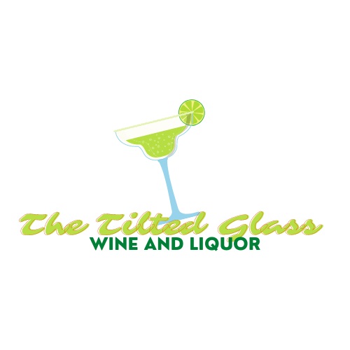 Tilted Glass Wine and Liquor